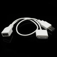 OTG USB camera connection кабел USB POWER за Apple iPad ipad 2 / Apple iPad 3 бял